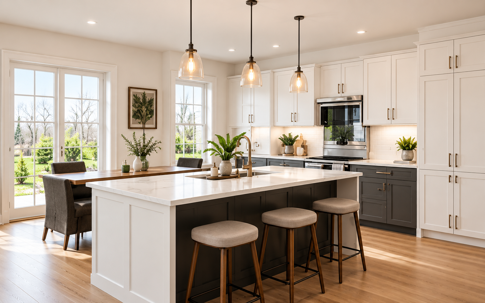 Bright modern kitchen